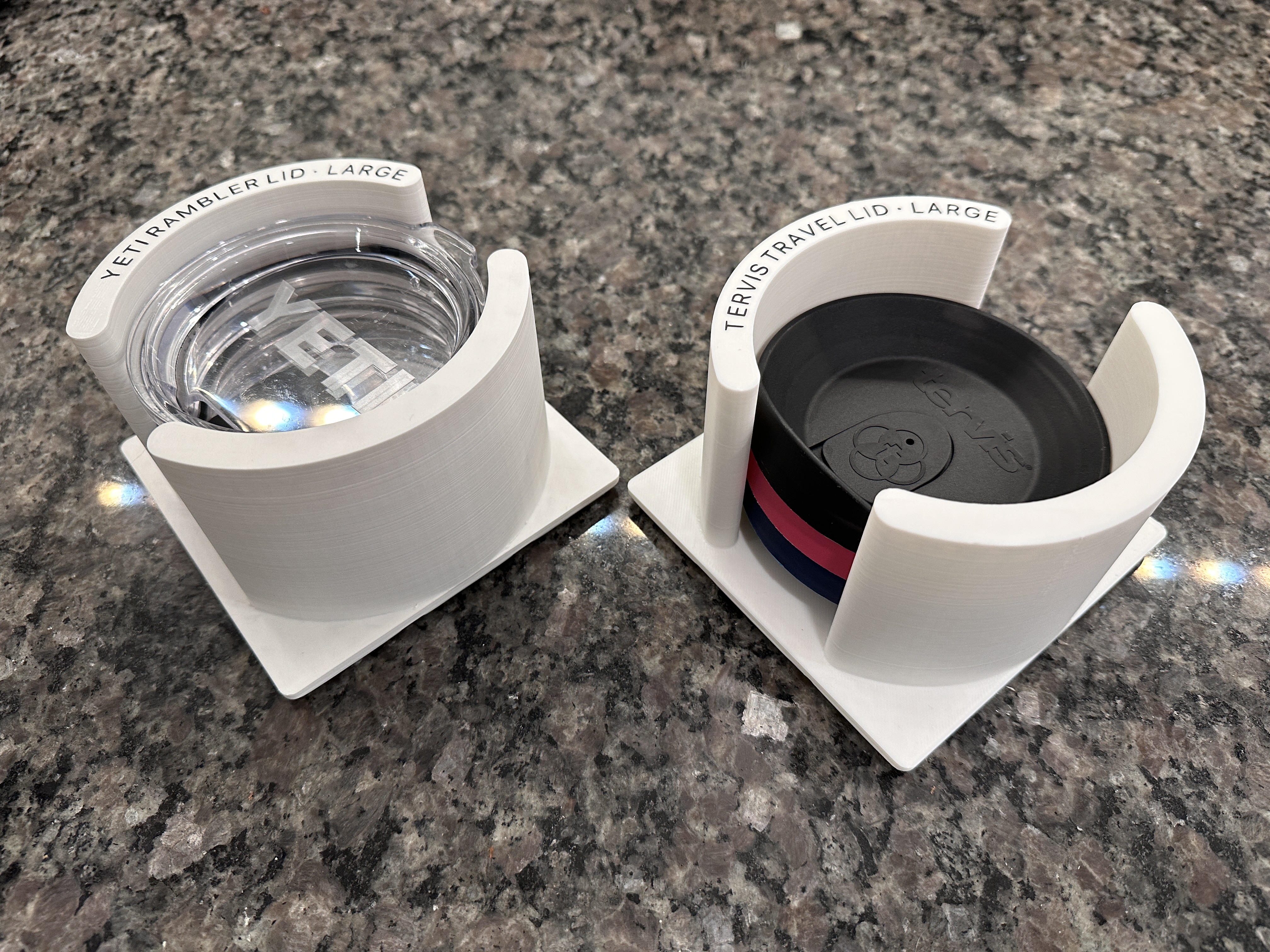Gridfinity Yeti (30 oz.) Tervis (24 oz.) Lid Storage Bin