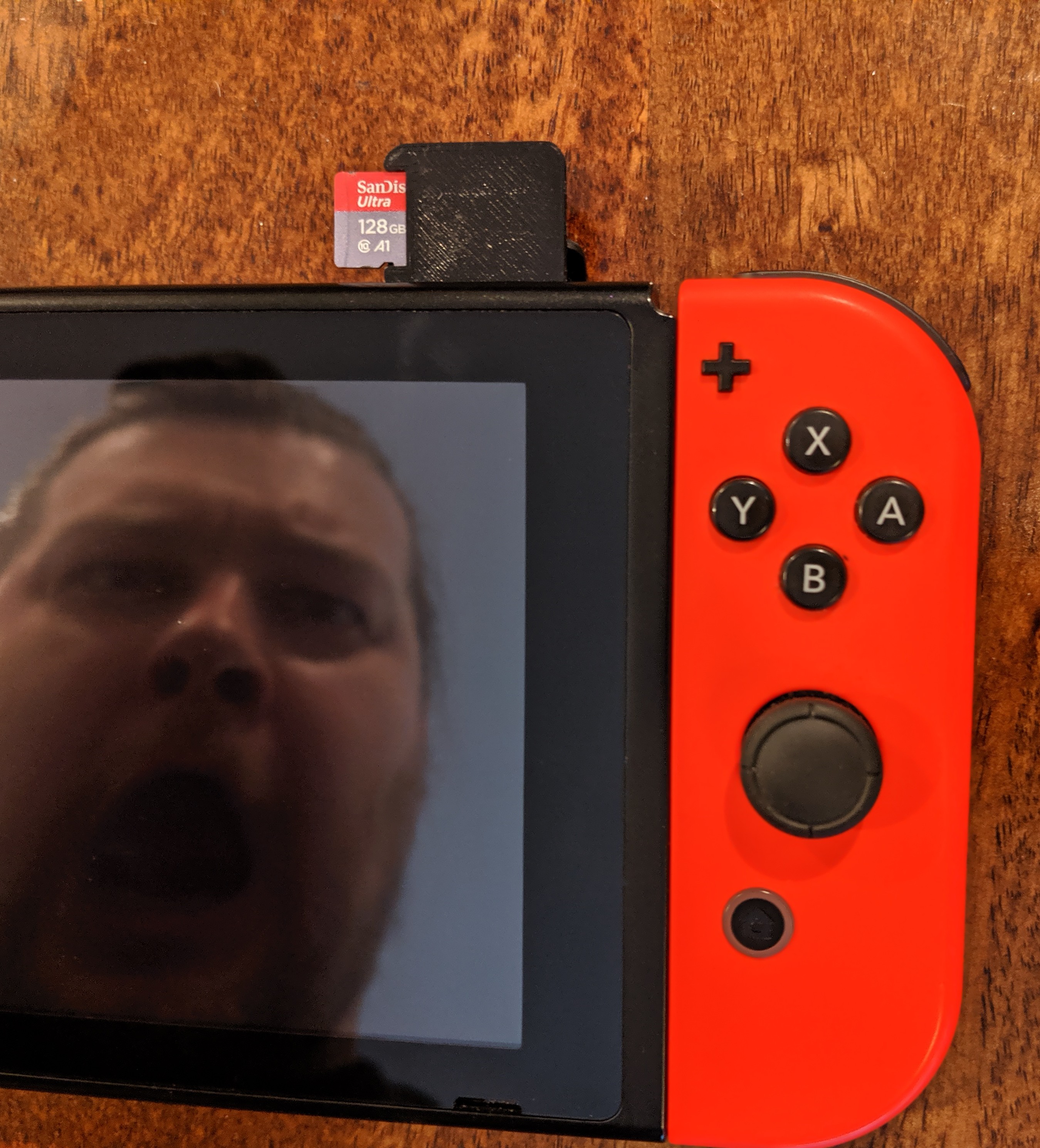 Nintendo Switch cartridge micro SD card holder