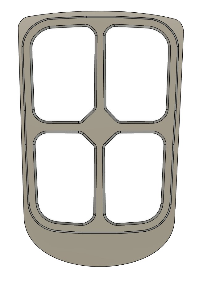 Button Guard for Solidremote TX-134 by arashai | Download free STL ...