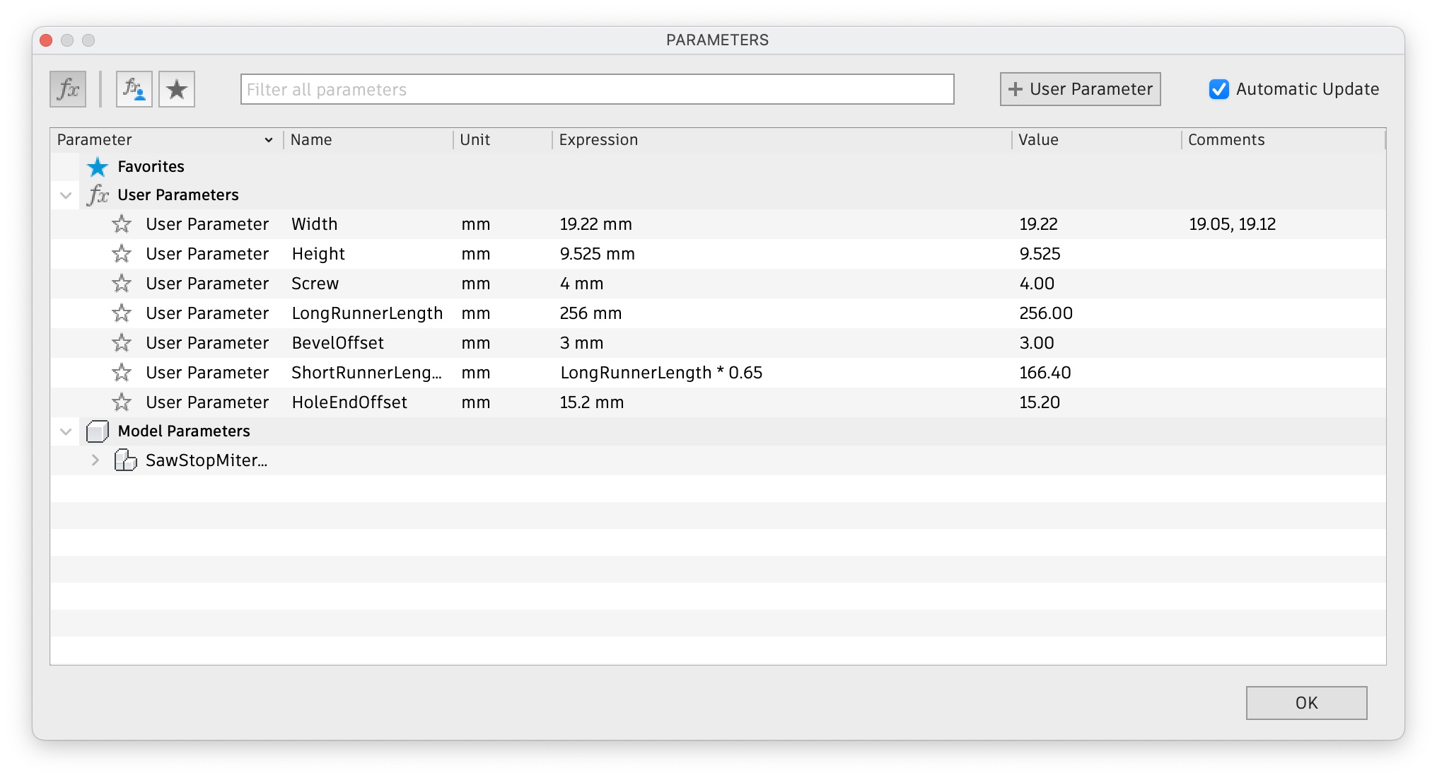 SawStop Miter Slot Runners by PNWPrints Download free STL model
