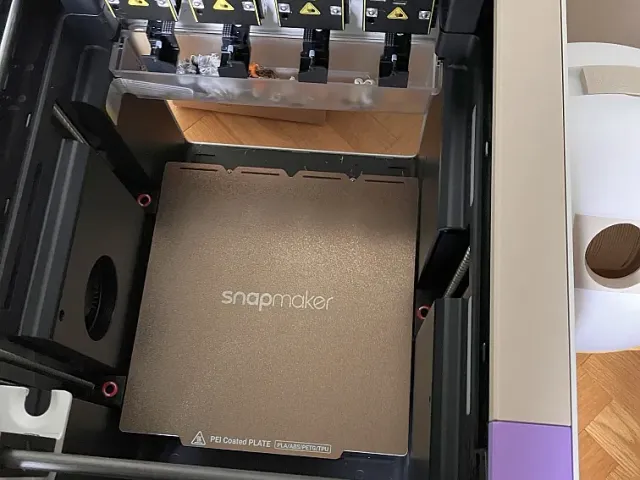 Split top rim for Snapmaker U1 - quickly remove side panels