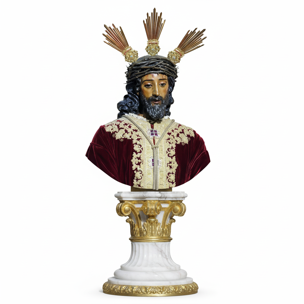 Busto del Señor de la Sentencia de la Hermandad de la Macarena de Sevilla-PJH3D