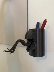 Wall Mounted Pen Holder by jdegs, Download free STL model