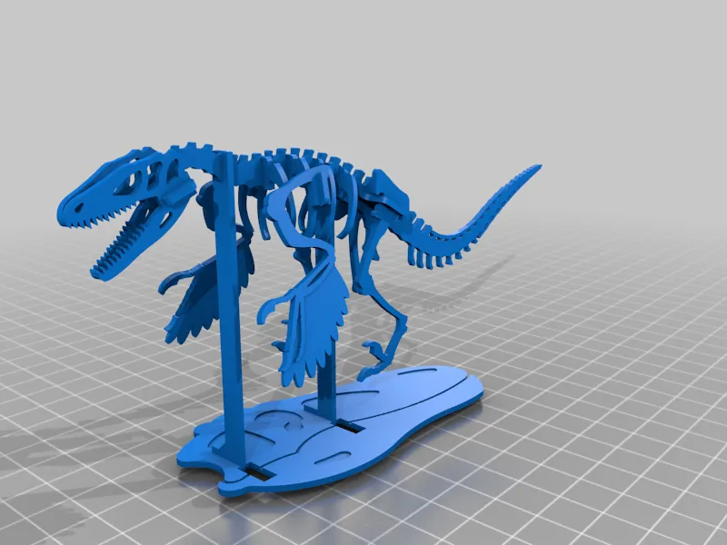3Dino Puzzle] Deinonychus by STAG_B | Download free STL model