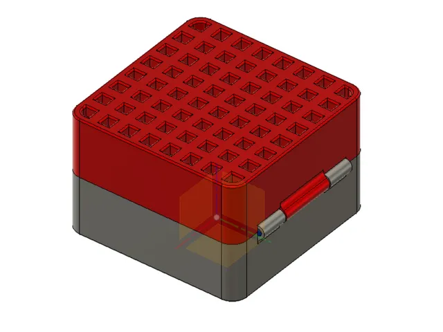Print in place ventilated soap box