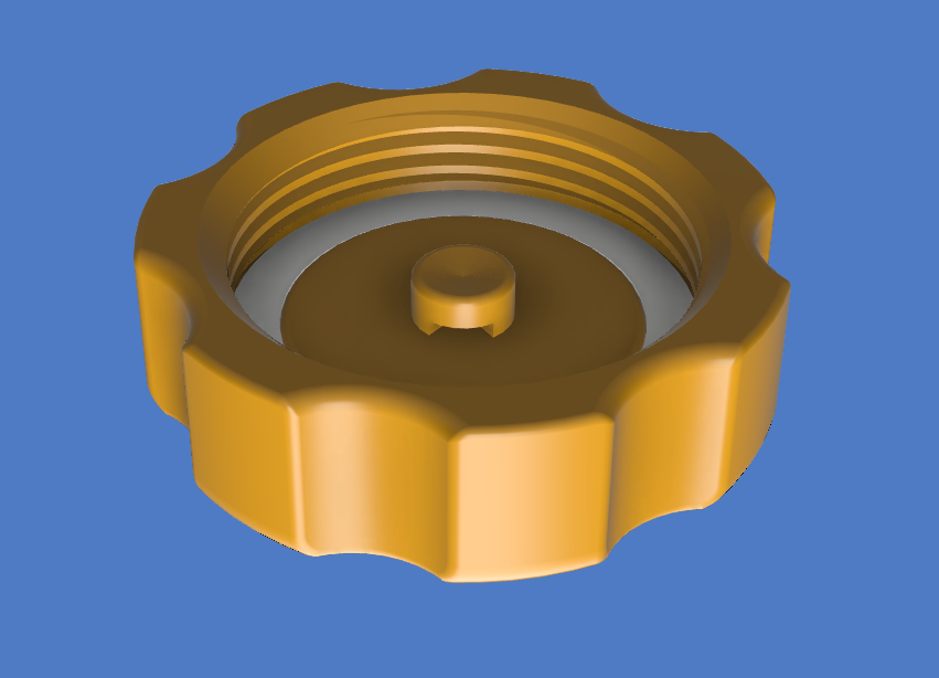 Cap 698 Gas Tank Cap ((for Honda Motorcycle) by Sea Bison | Download free STL ...