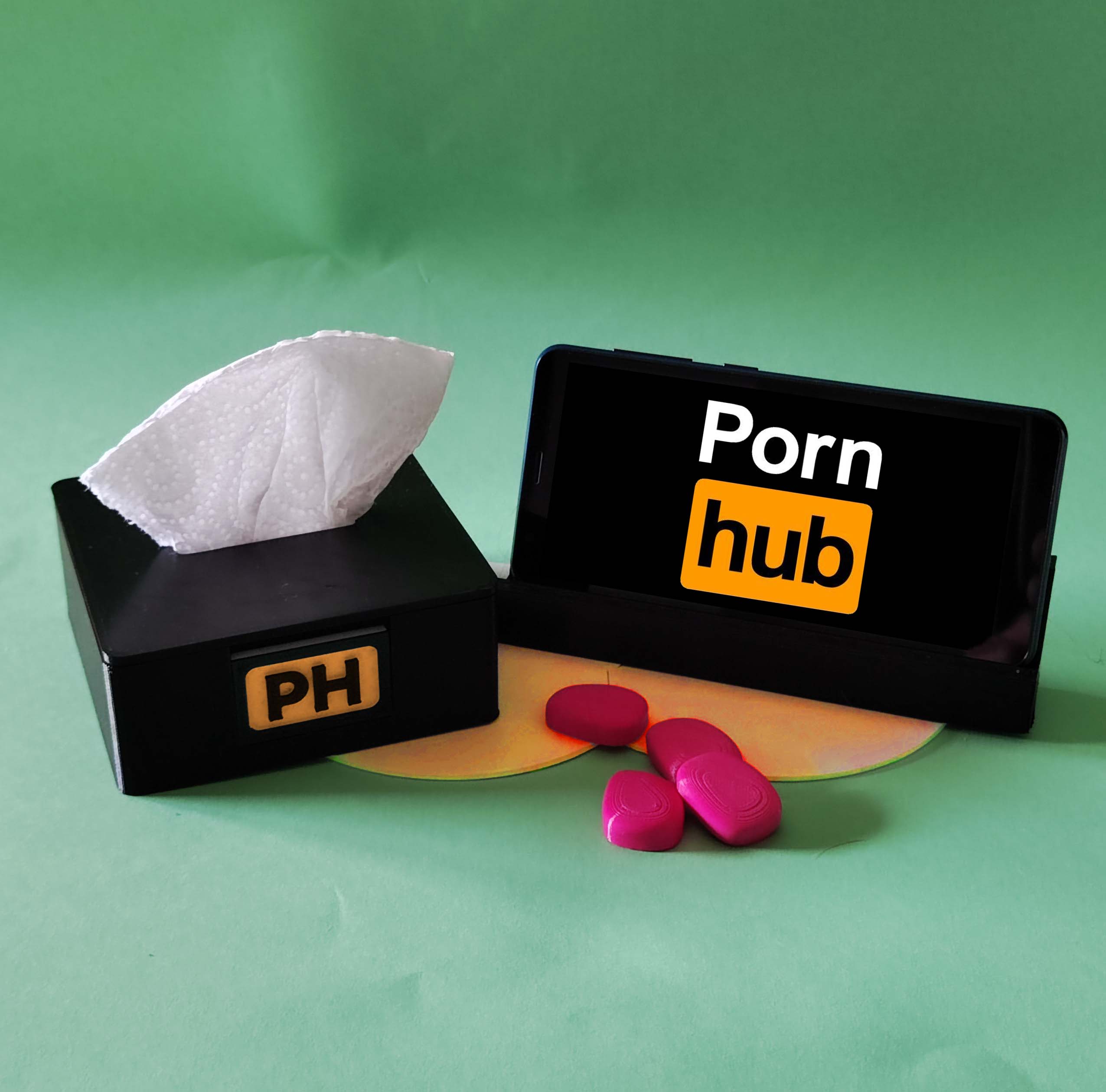 Tissue box PH by Matteo Giovanni Cirfeda Download free STL model
