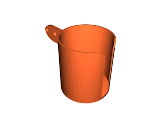 3D Cup Model - Standard Size | 3D model