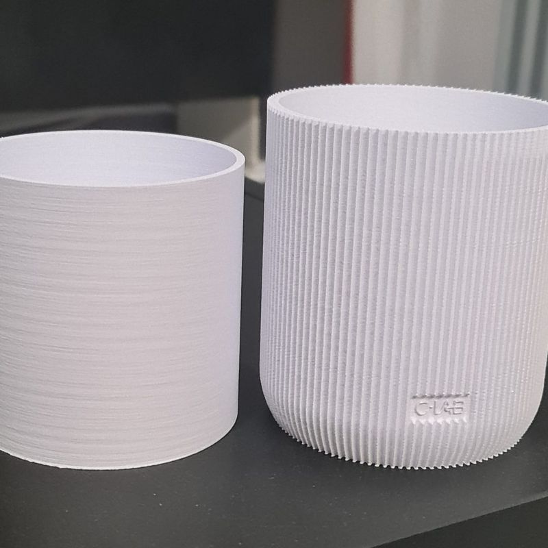 C-LAB RIBBED VASE WITH INTEGRATED DRAIN LINER by conceptlab | Download ...