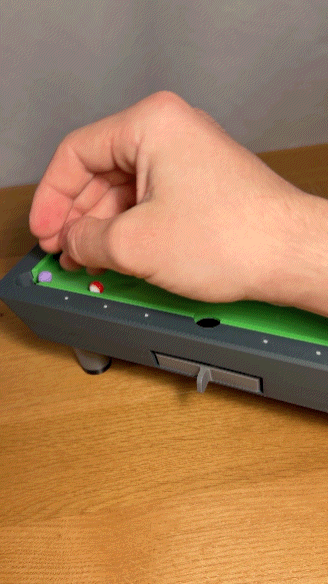 Miniatura 3 do modelo 3D Mini Tabletop Pool Table