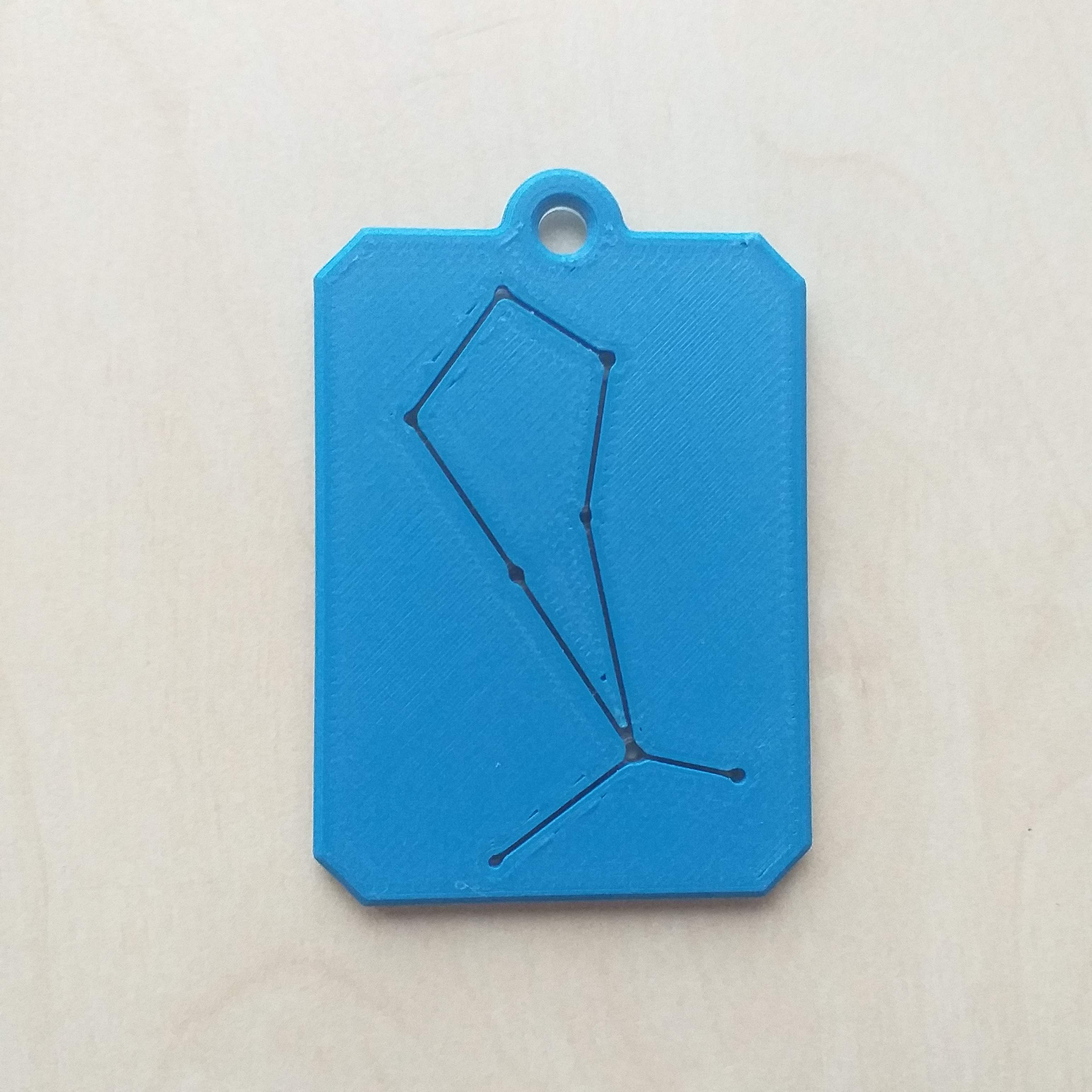 Bootes constellation Keychain — thumbnail 2