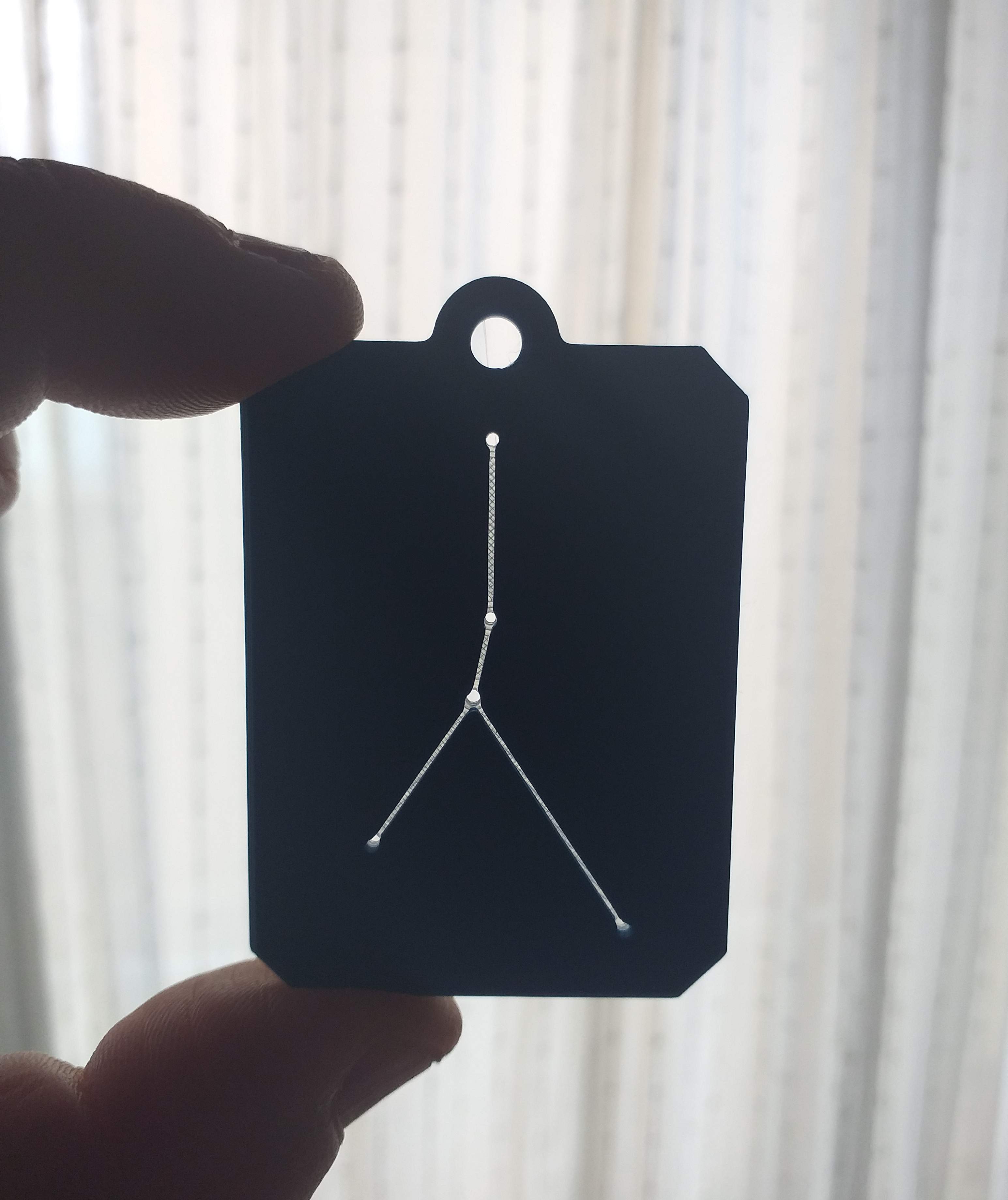 Zodiac constellation Cancer keychain