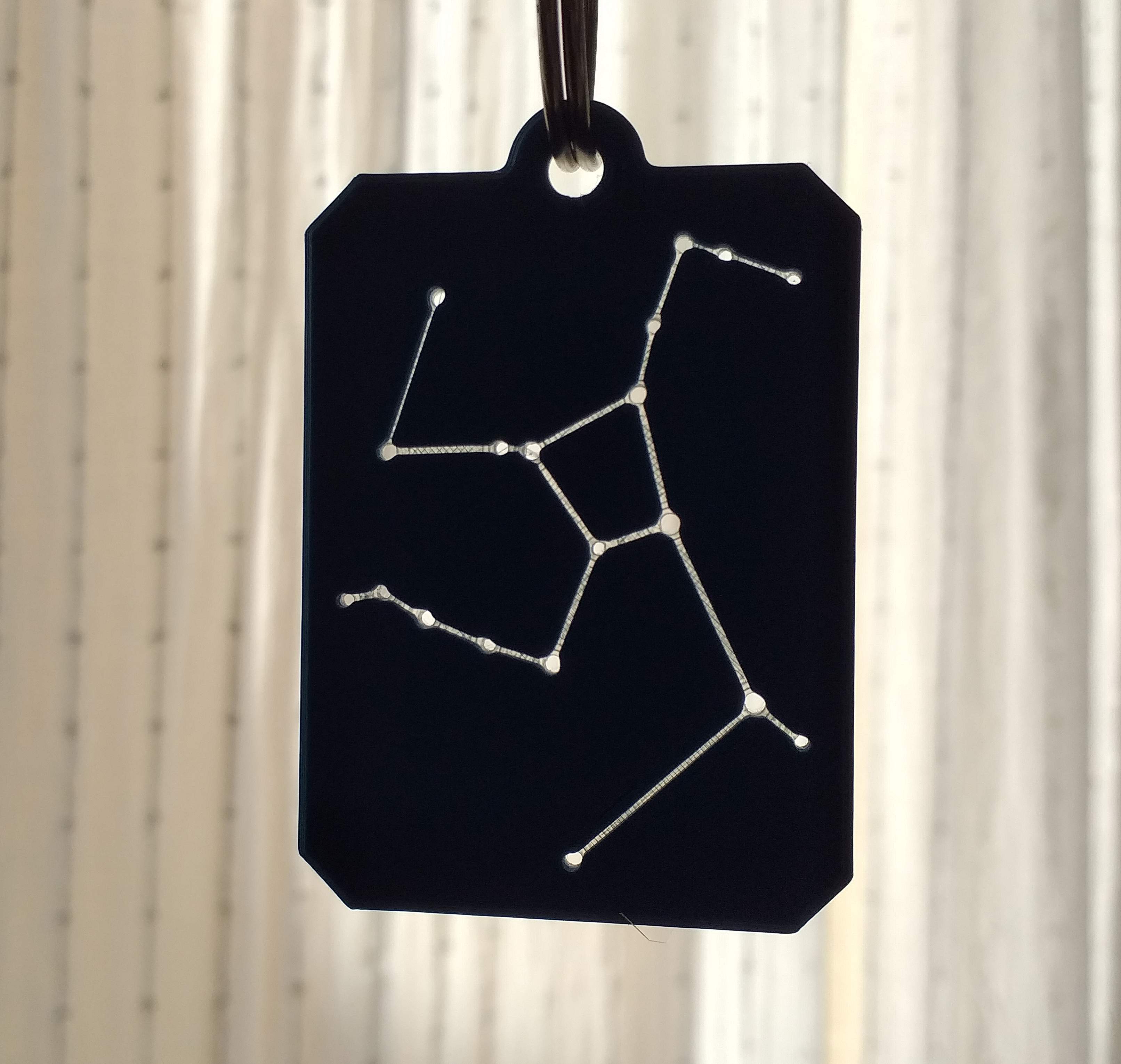Hercules constellation Keychain by 3DJG | Download free STL model ...