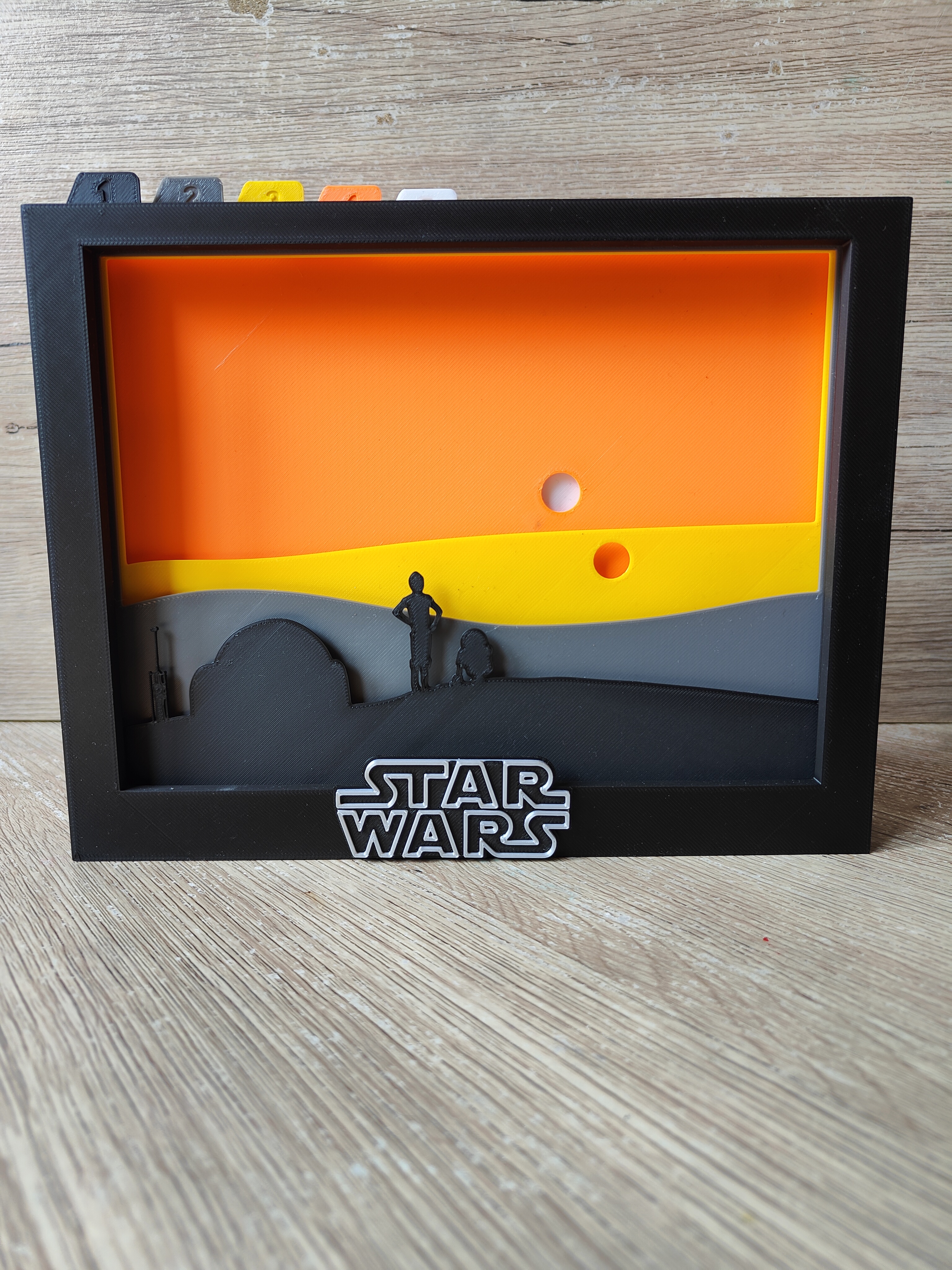 Star Wars Tatooine Shadow Box (A) 3D model thumbnail