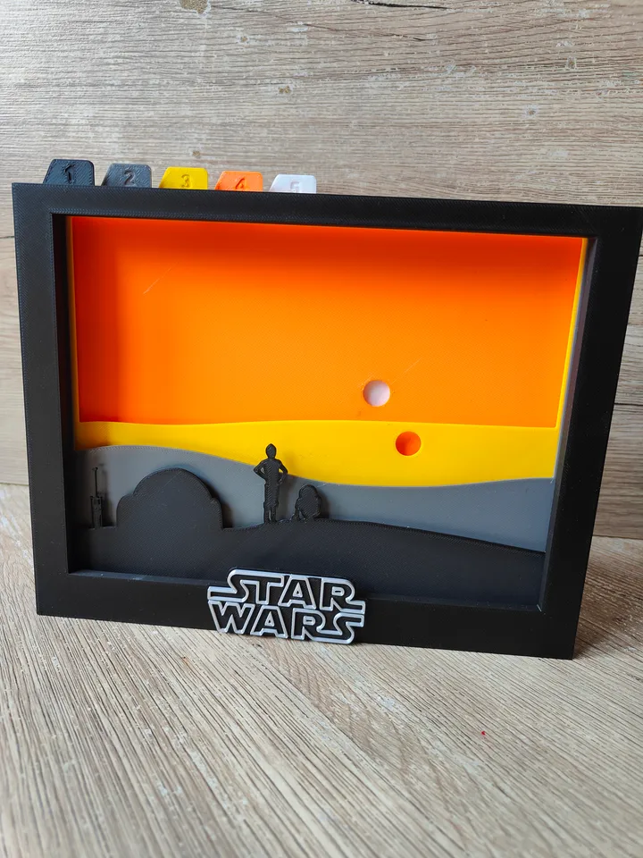 Star Wars Tatooine Shadow Box (A) by TheCraftyMaker