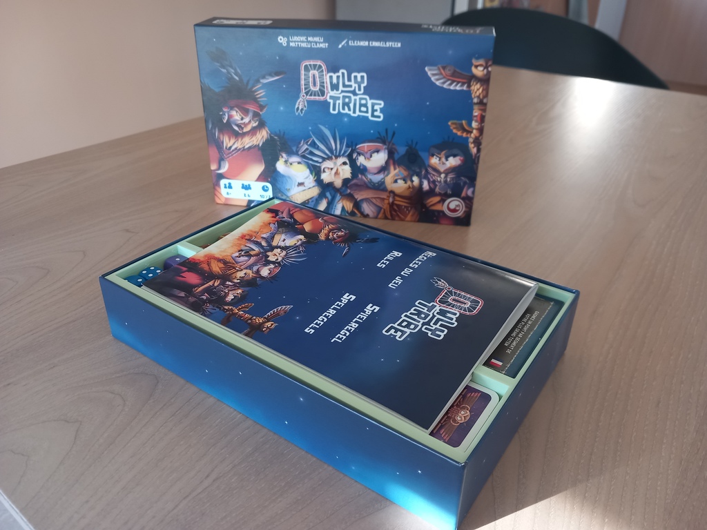Owly Tribe boardgame insert