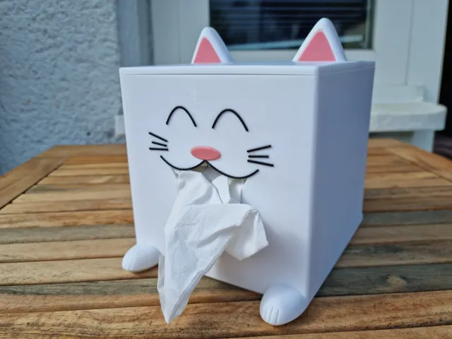 Cat Tissue Box