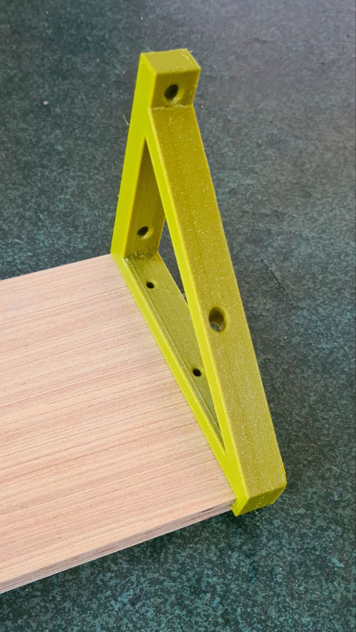 Miniatura 2 do modelo 3D Parametric Shelf Bracket