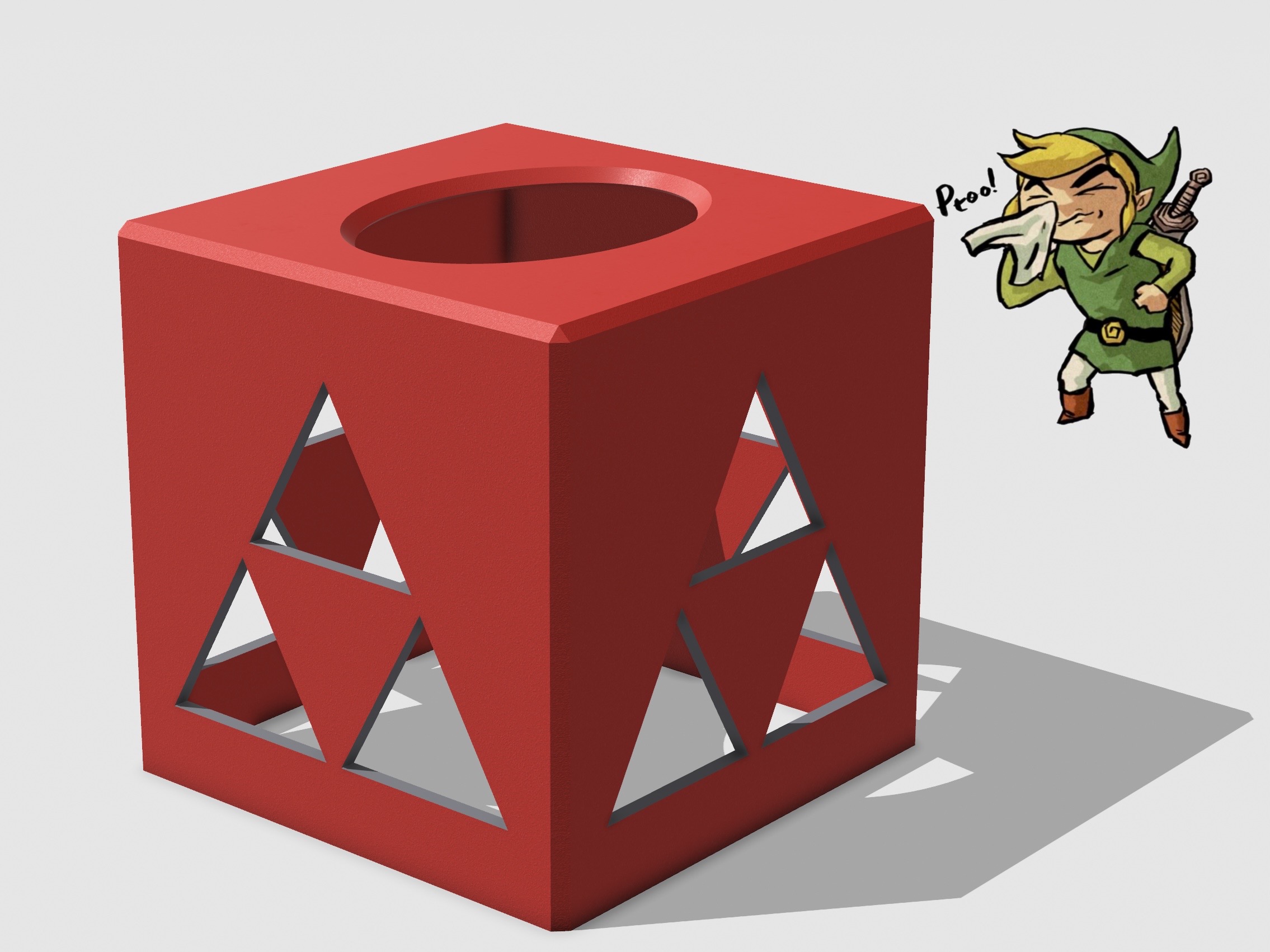 Triforce Tissue Box