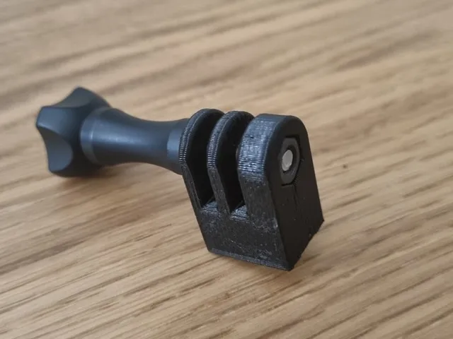 GoPro Action Camera Mount to 1/4 20 inch Tripod screw