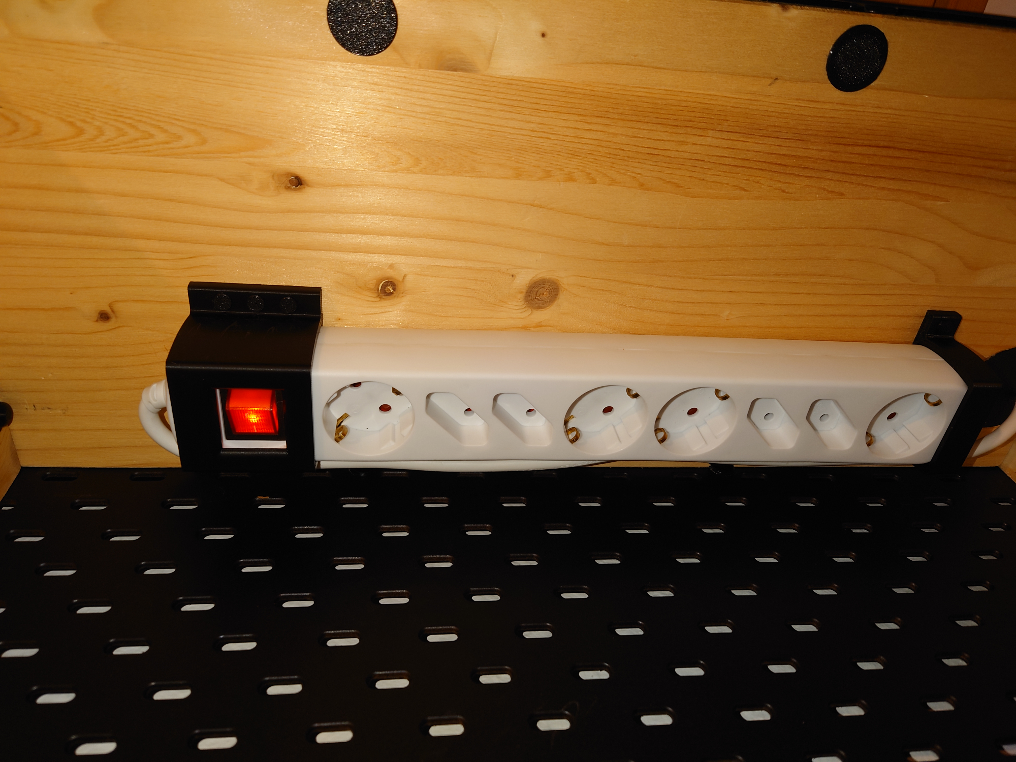 Mount for IKEA KOPPLA multiple plug
