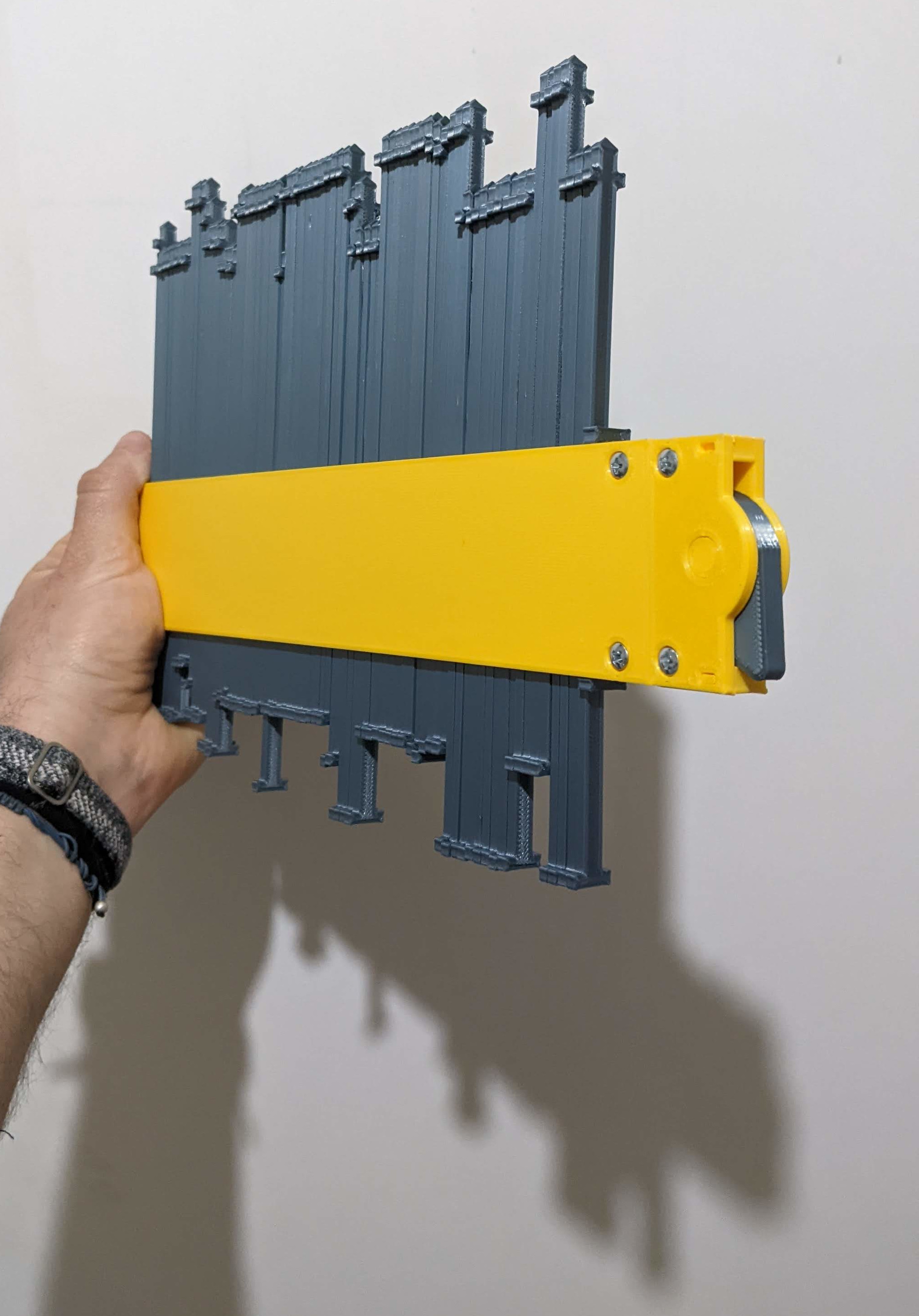 Lockable contour gauge 230 mm