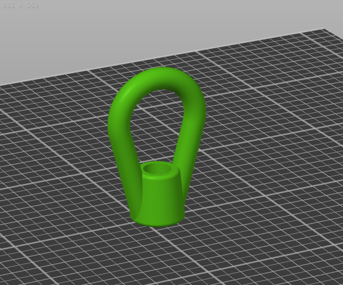 Un-threaded eye bolt