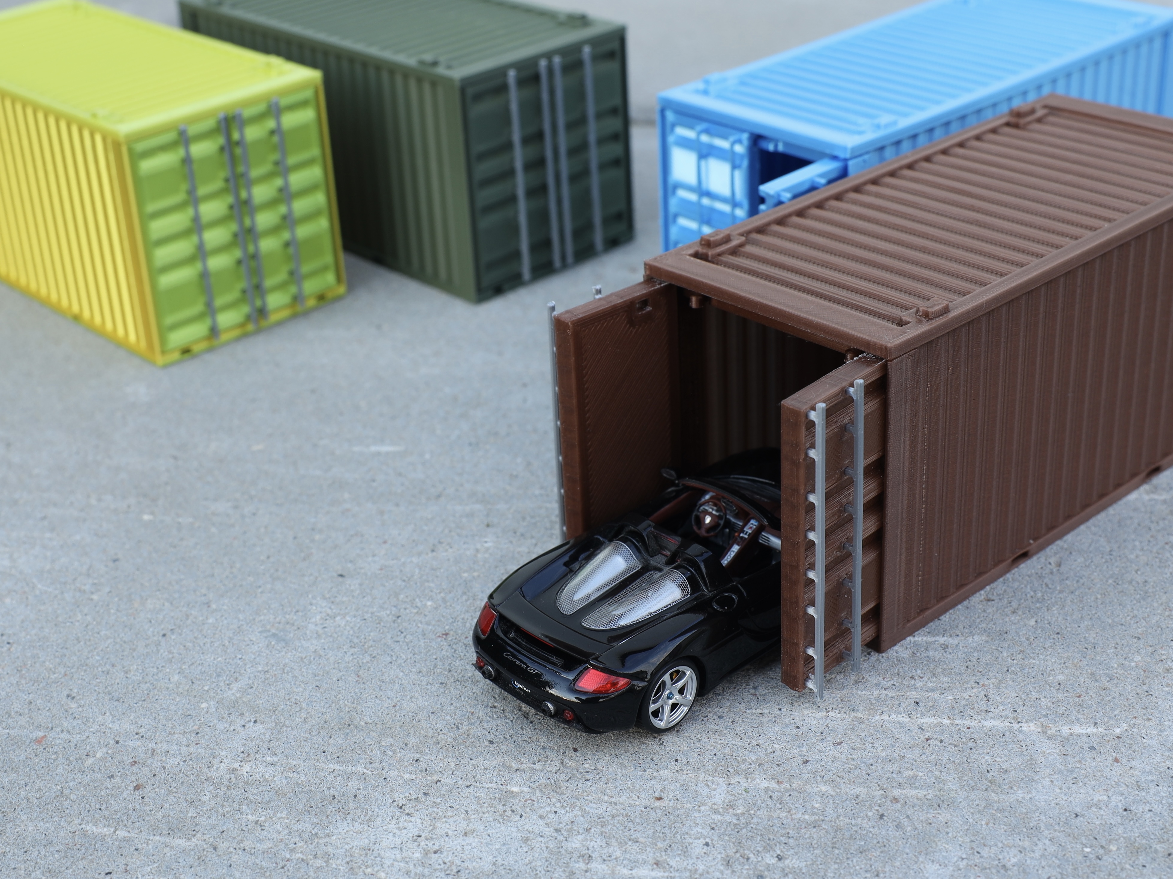 Miniatura 2 do modelo 3D Sea Container v3.0 (Stackable, 1:43 scale)