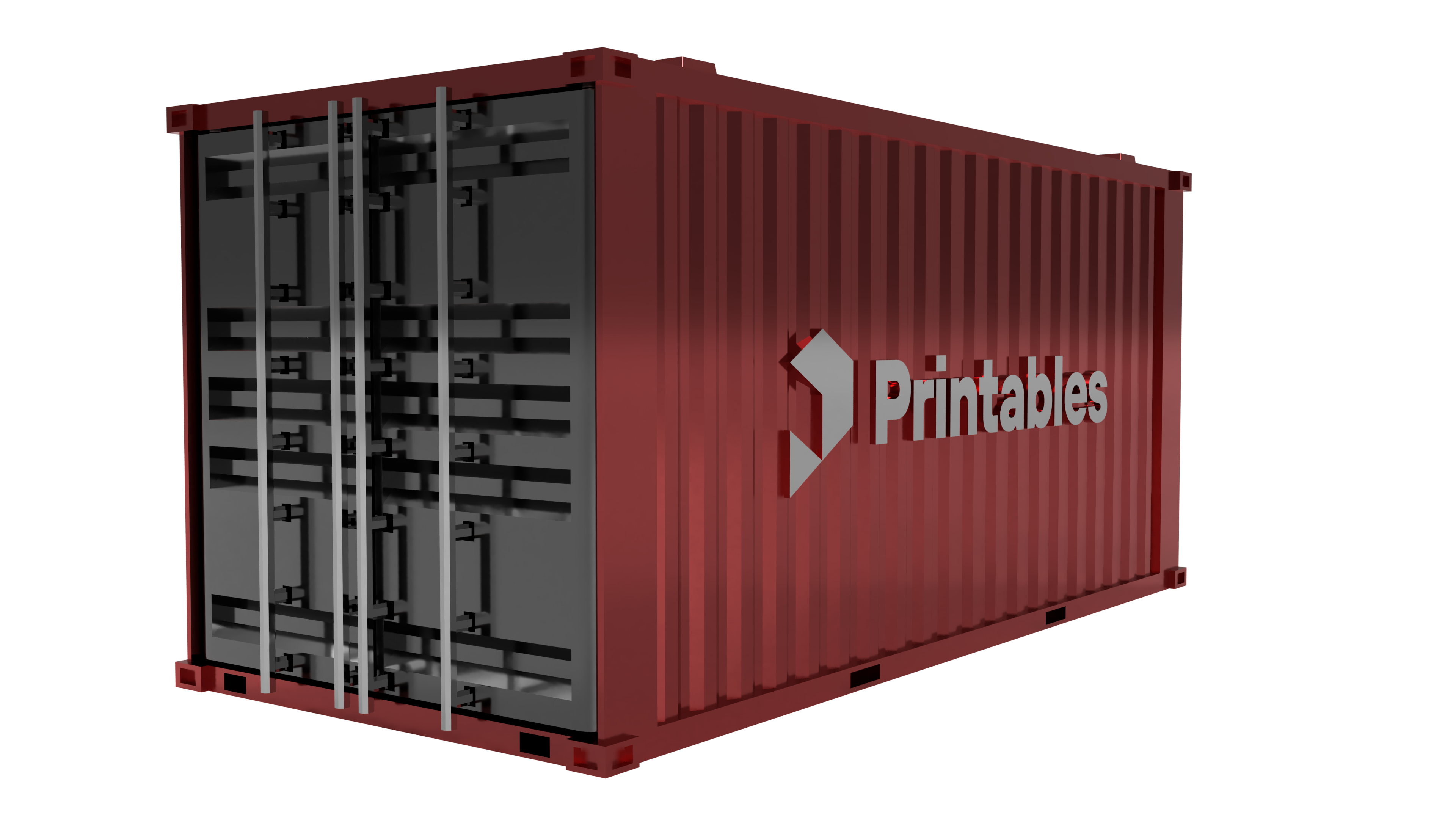 Miniatura 9 do modelo 3D Sea Container v3.0 (Stackable, 1:43 scale)