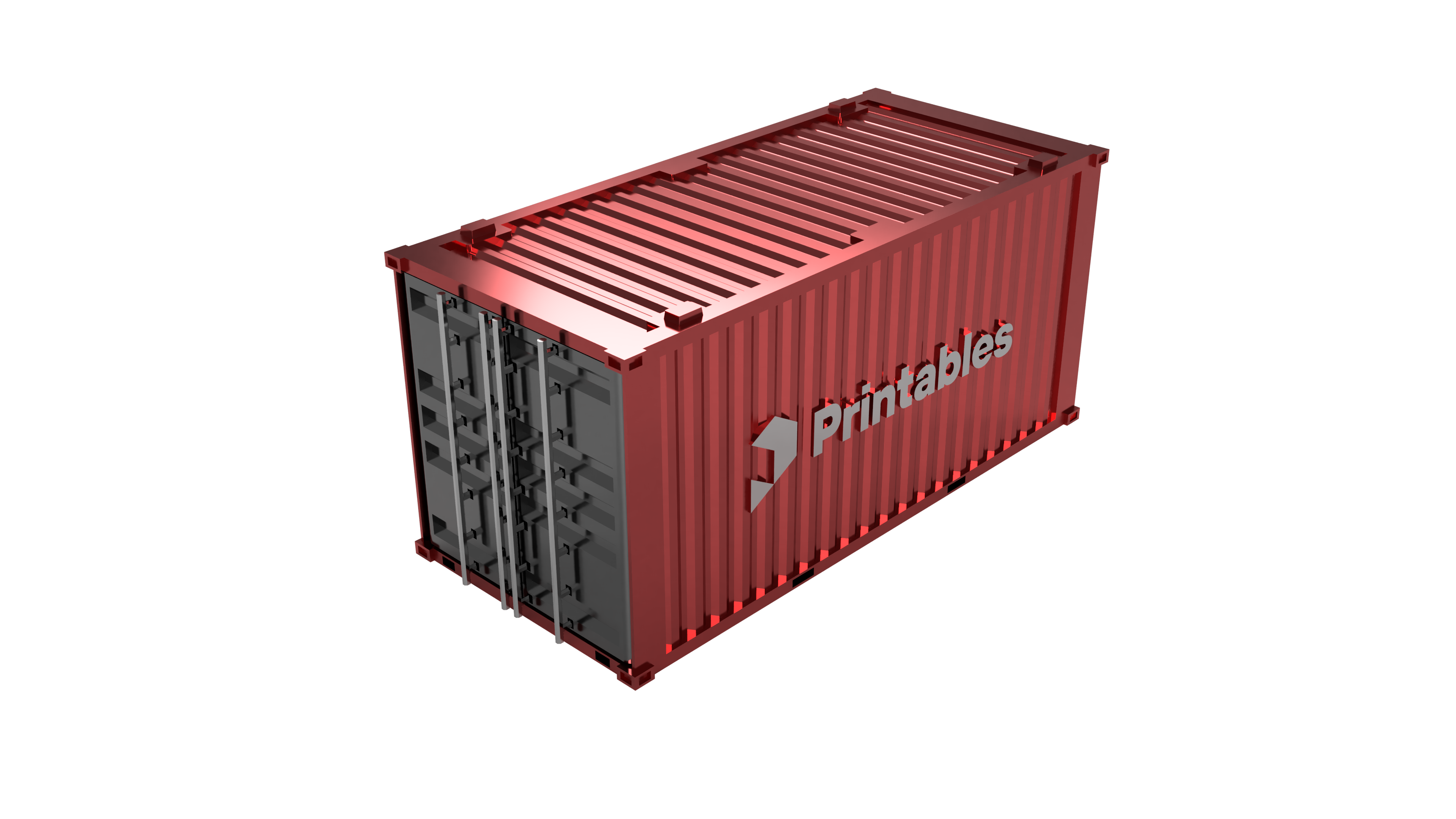 Miniatura 10 do modelo 3D Sea Container v3.0 (Stackable, 1:43 scale)