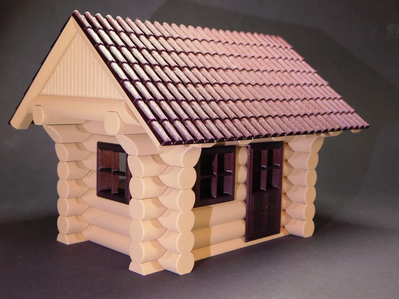 Bulding kit of a log cabin model by Thorin Oakenshield | Download free STL model | Printables.com bulding-kit-of-a-log-cabin-model-by-thorin-oakenshield-download-free-stl-model-printables-com