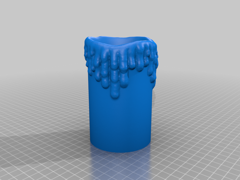 Miniatura 6 do modelo 3D Melted LED Candles