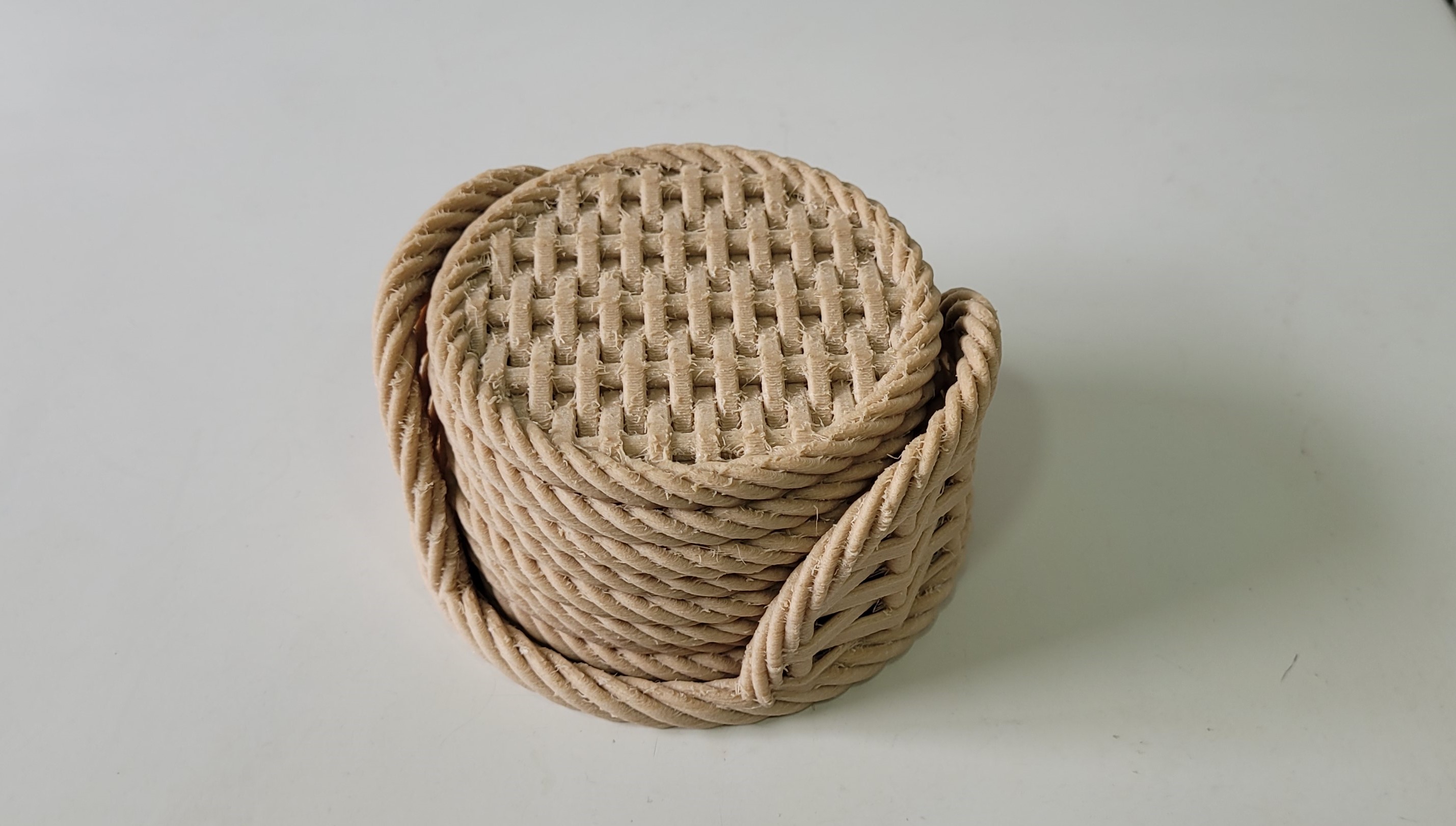 Portavasos para ocho (8) vasos - Woven coasters