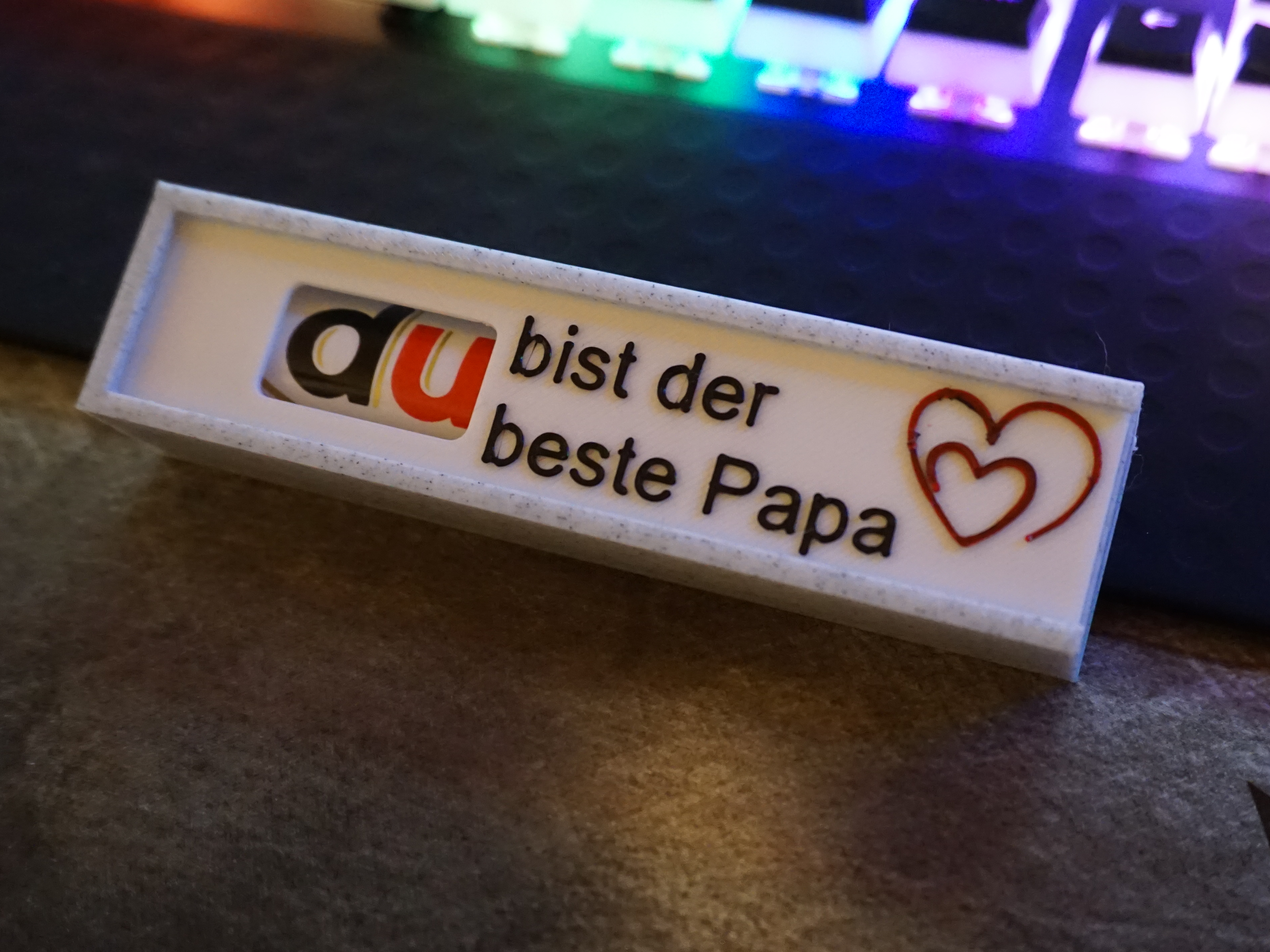 DUplo Box Vatertag Geschenk