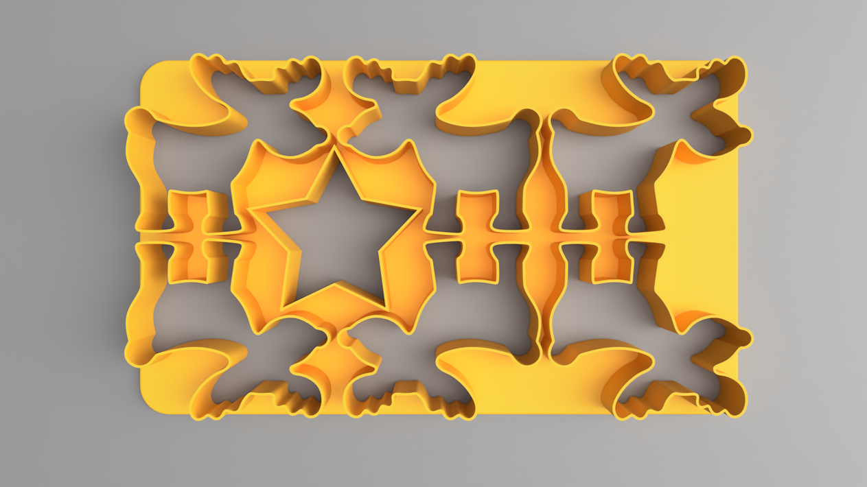 Cookie Cutter Moose (2x3)