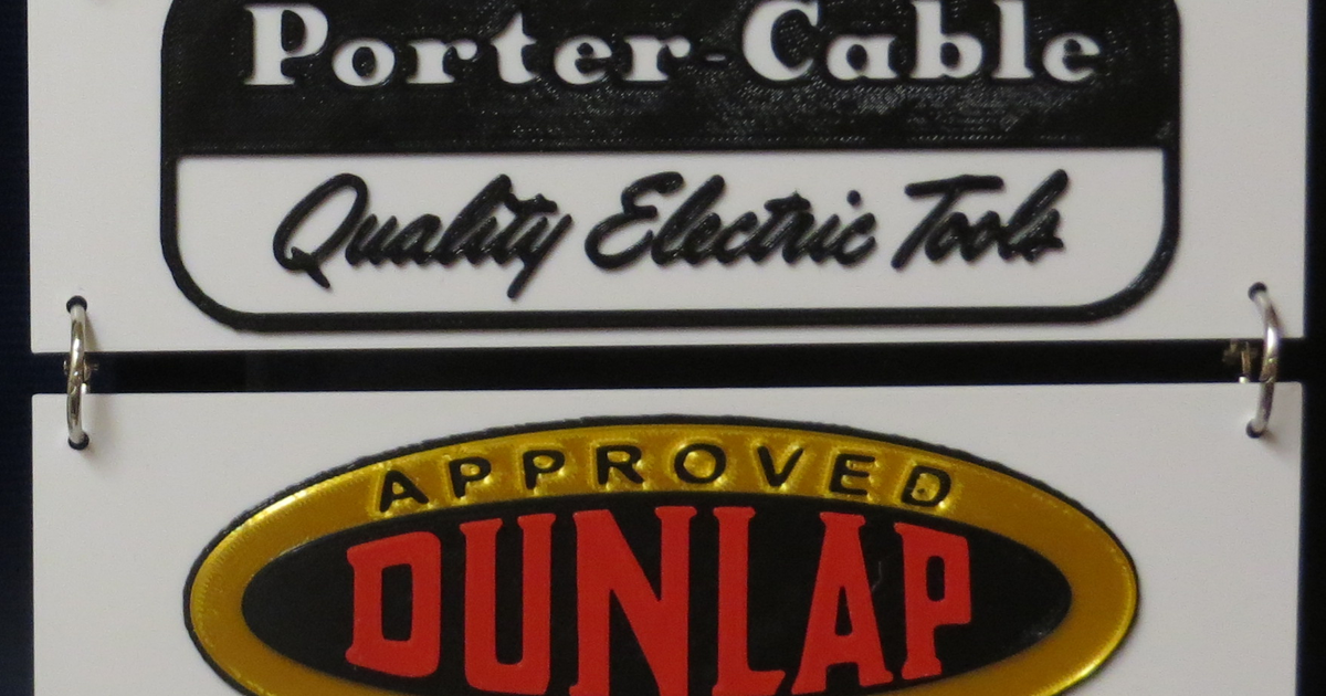 Vintage Tool Logos 1 by YumanBeing Download free STL model