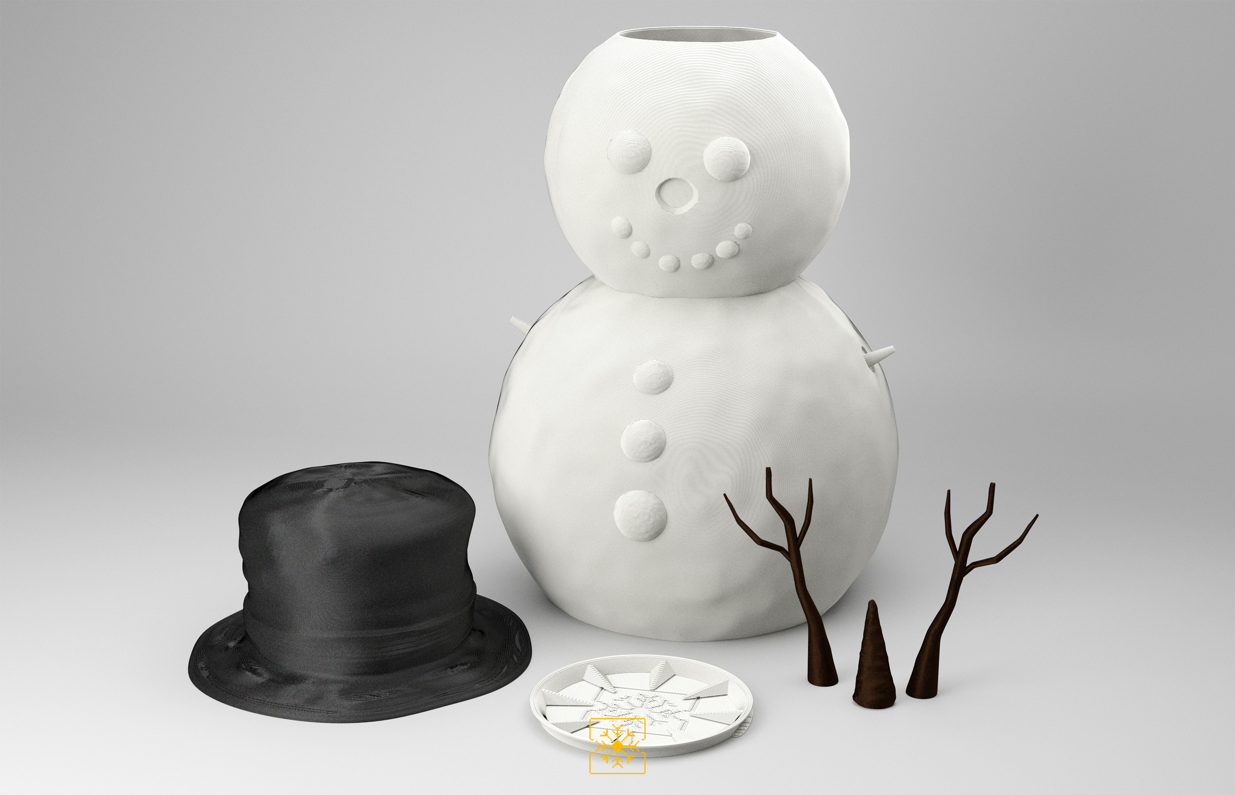 Freezing Pixels - Snowman — miniatura 4
