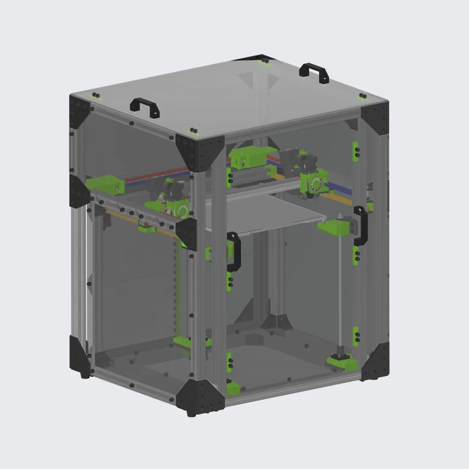 RatRig V-Core 3.1 IDEX ＂Wide Boy＂ with Enclosure 2.0 by Norbi 