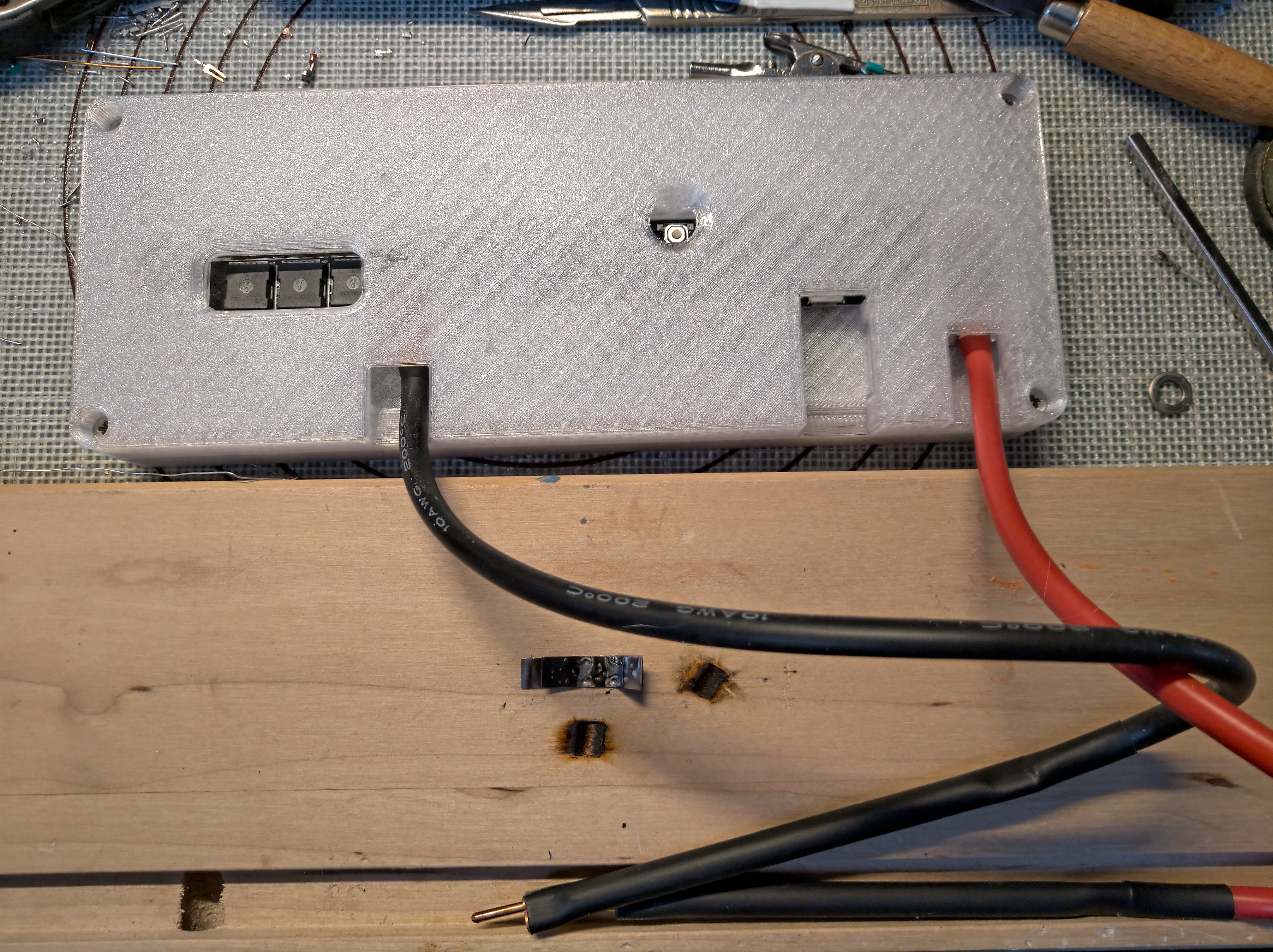 Battery spot welder box