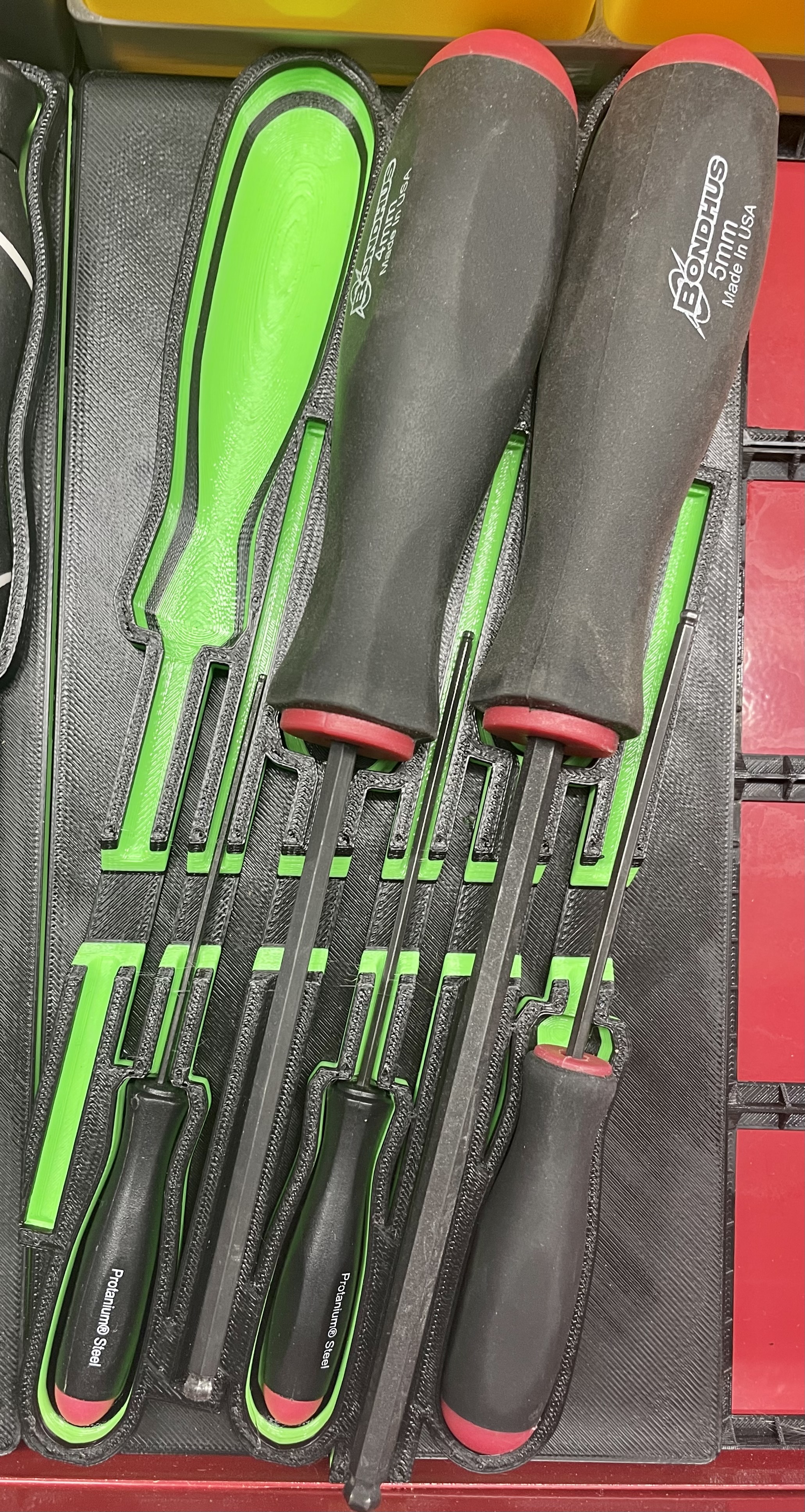 [ALCH] storage tray for Bondhus 74686 metric hex ball driver set (Modubox)