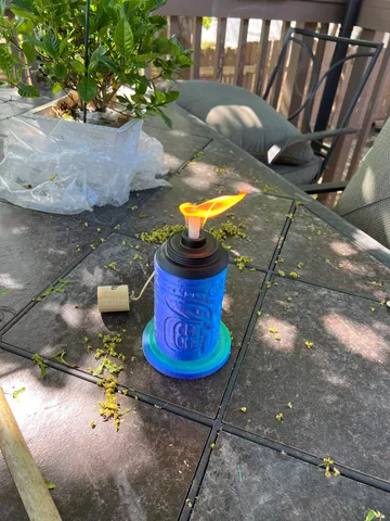 Table Top Tiki Torch Holder