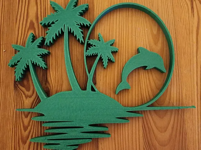Dolphin In Paradise Wall Art