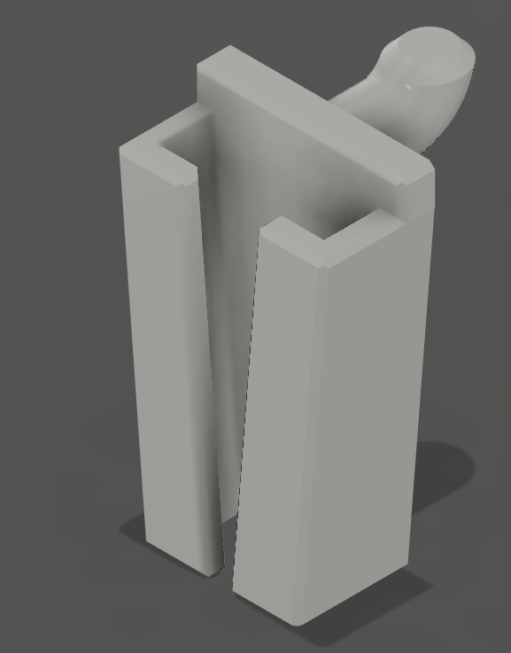 Miniatura 2 do modelo 3D Pegboard Scissors Holder