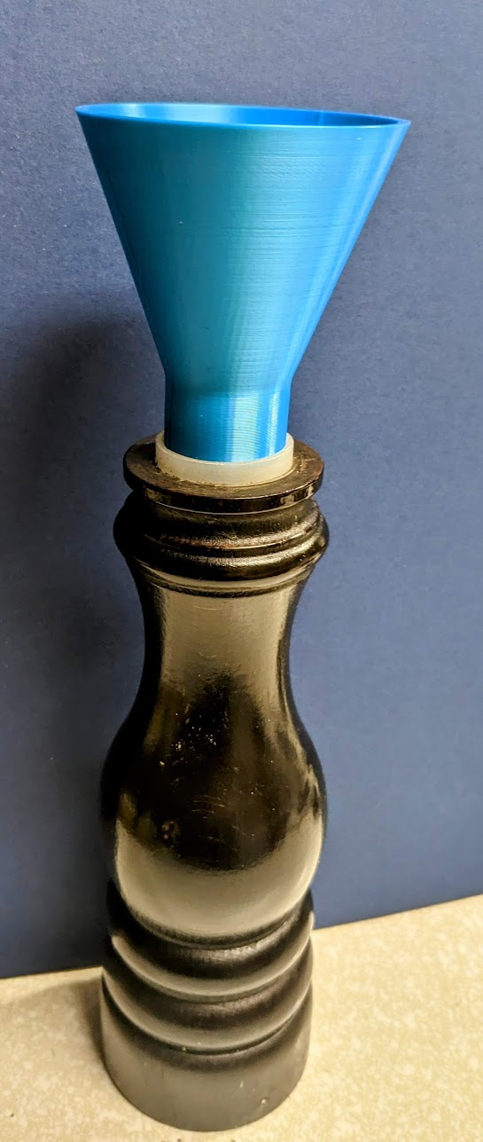 Pepper Mill Funnel by fatgeek Download free STL model