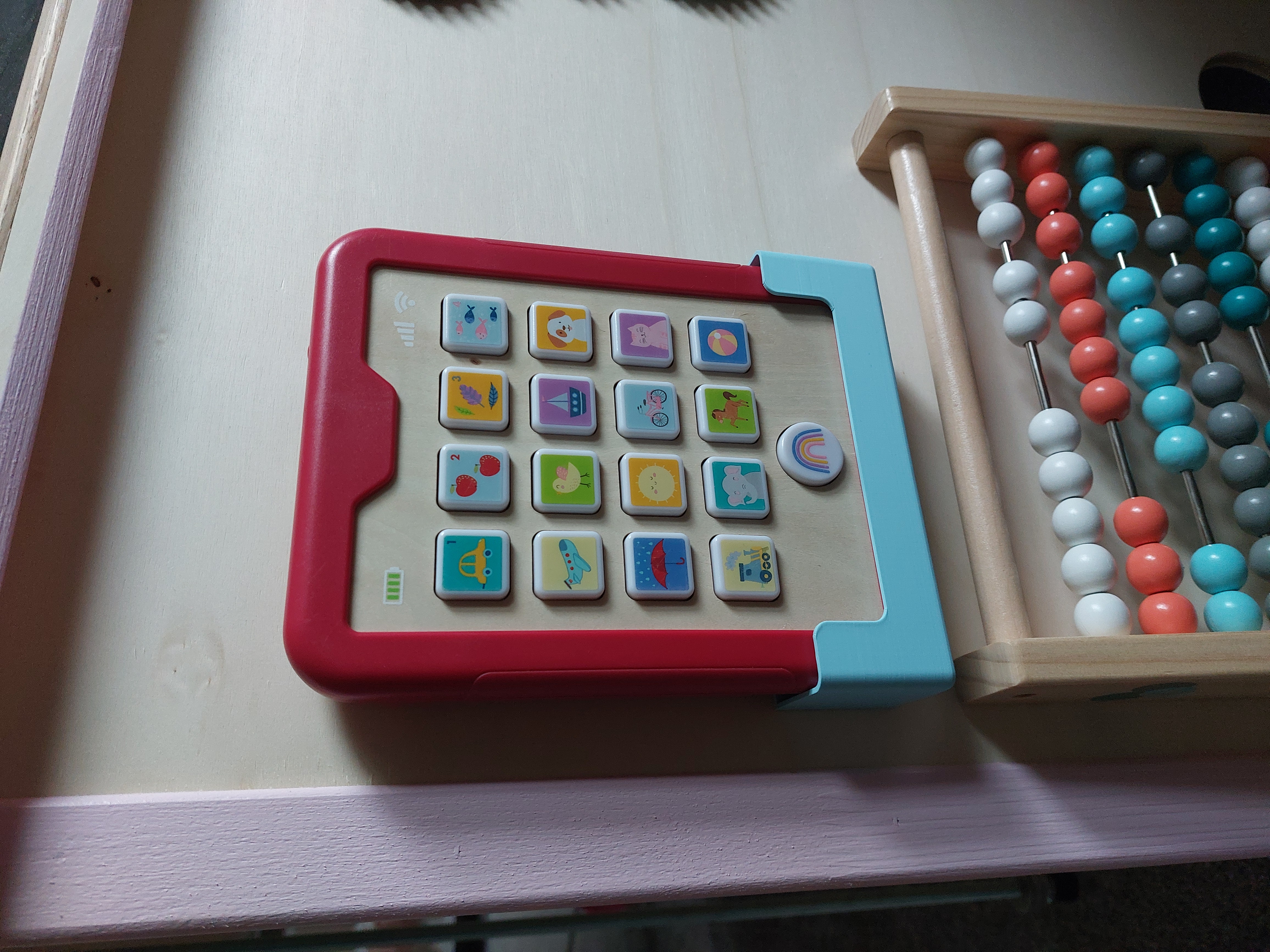 Playtive tablet holder (from activity board)