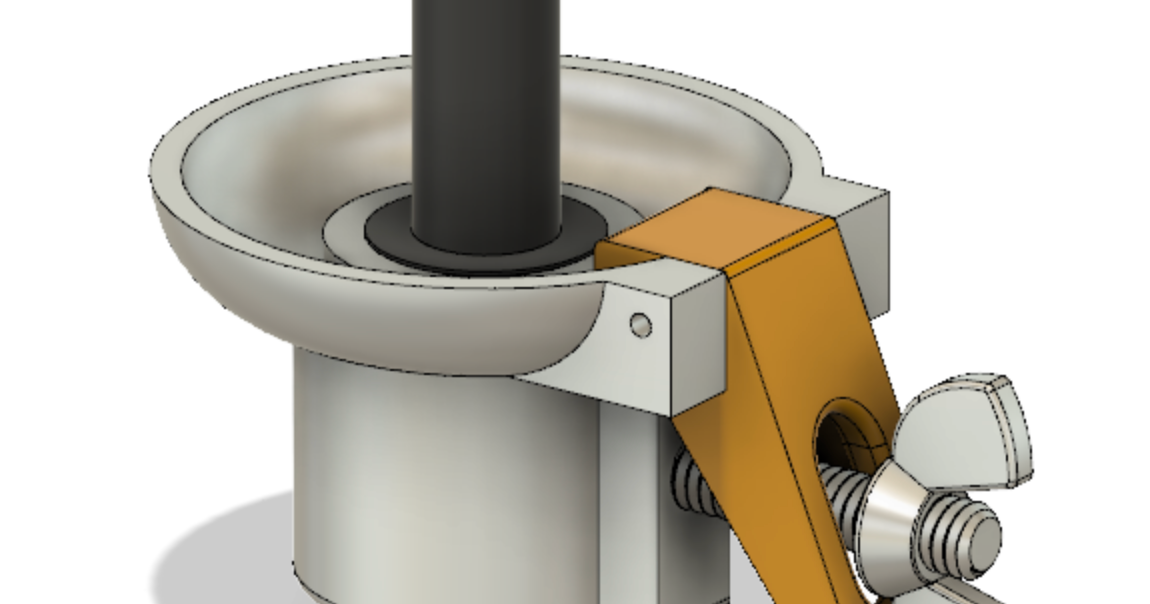 DW Hihat seat assembly angle adjuster by DanielH Download free STL