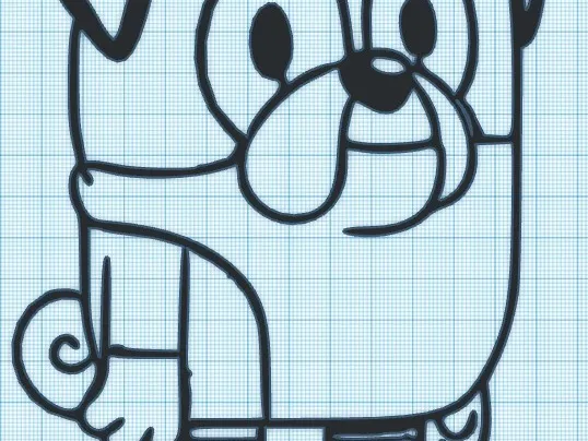 WINTON - BLUEY - WALL ART