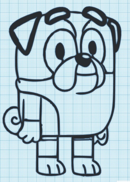 WINTON - BLUEY - WALL ART