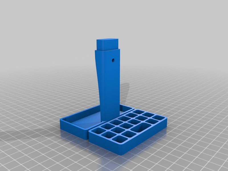 Miniatura 2 do modelo 3D Wall Mount Pen Holder