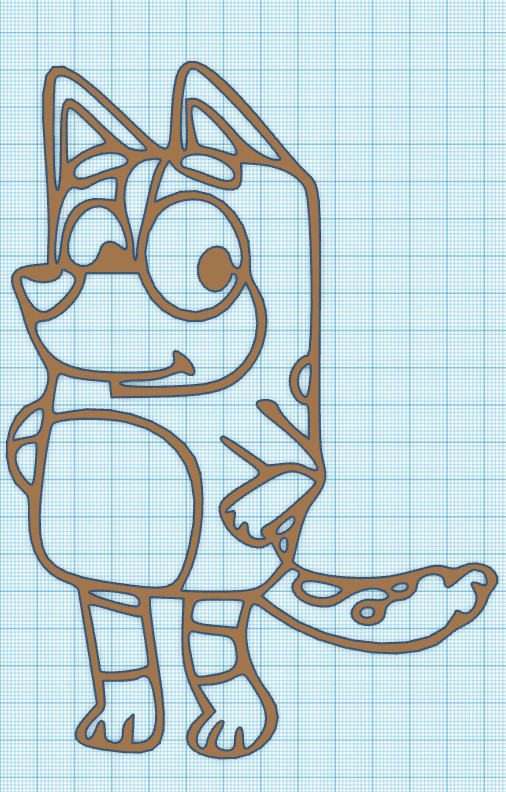 MUM -  (BLUEY) - WALL ART